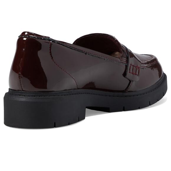 NWT Clarks Red’s Women’s Westlynn Ayla Loafer Burgundy Patent Size 8.5 - Picture 6 of 7